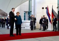 Valsts prezidents Raimonds Vējonis Berlīnē tiekas ar Vācijas Federālo kancleri Angelu Merkeli